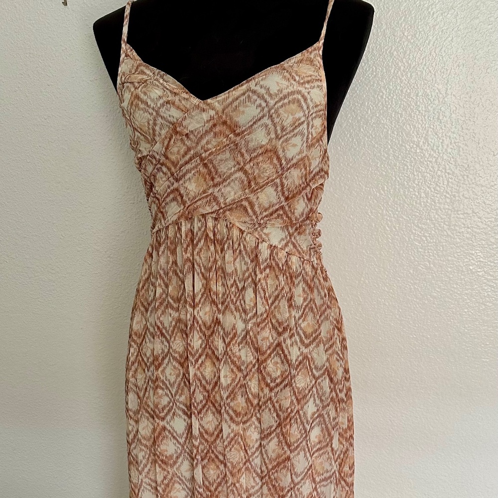 Free People Tulle Geometric Print Sundress
